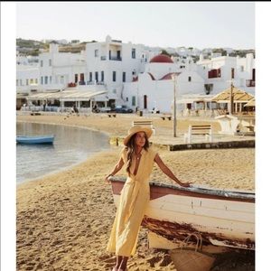 & Other Stories waist knot midi dress